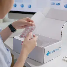 自宅に届いた処方薬